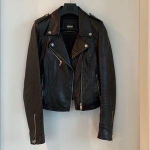 Zara Faux Leather Jacket S